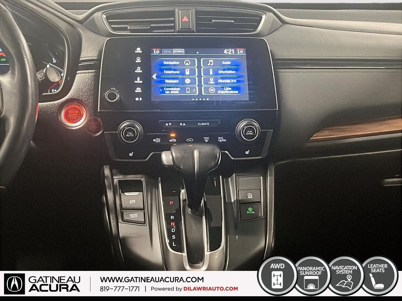 2020 Honda CR-V Touring AWD White Gatineau - photo #25
