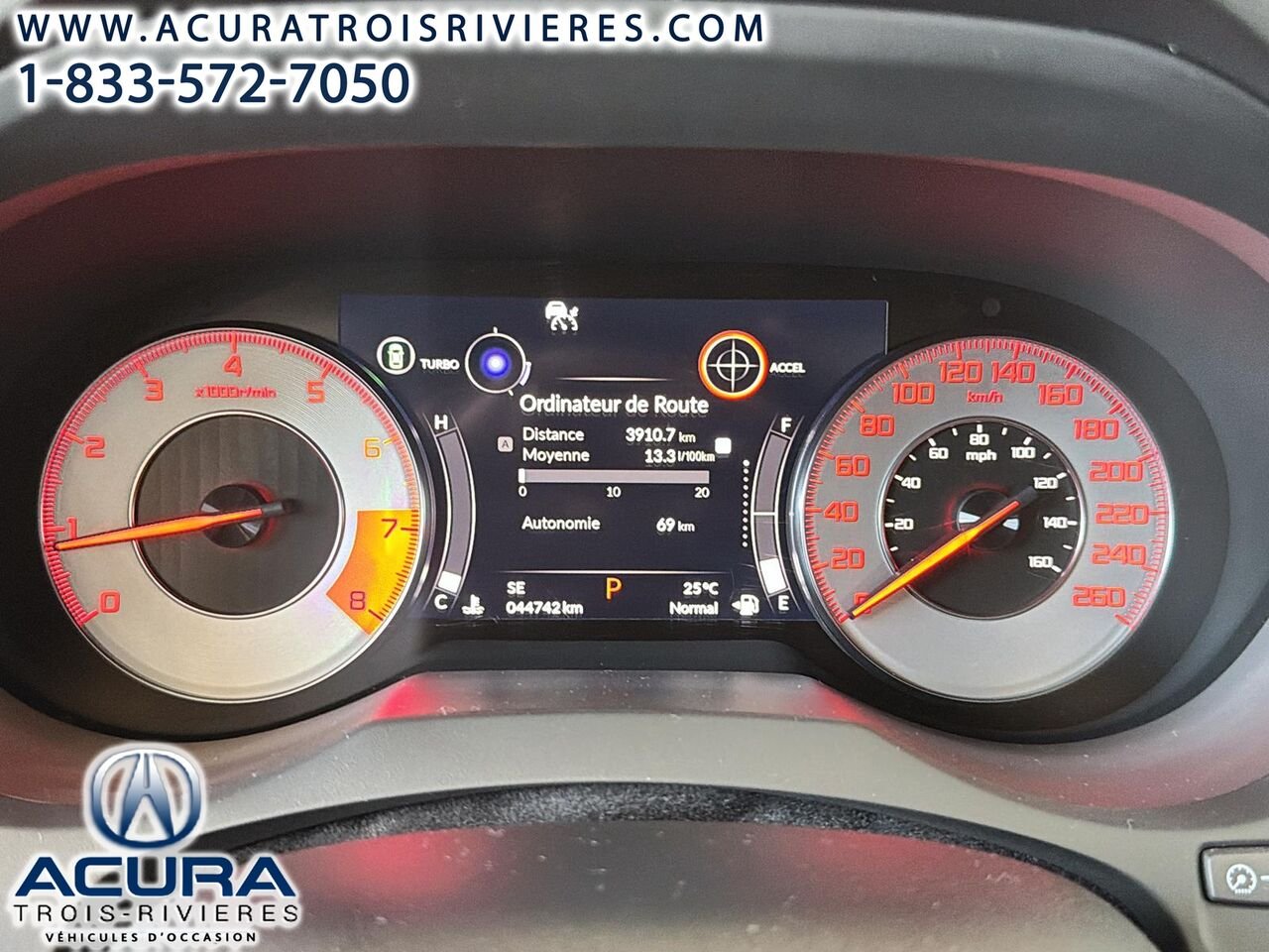 2023 Acura RDX aspec, sh-awd, toit pano, volant chauffant Grey Trois-Rivières - photo #24