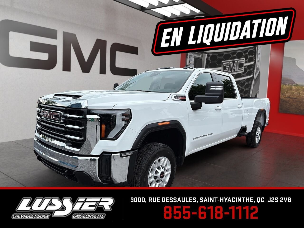 2024 GMC SIERRA 2500HD SLE White Saint-Hyacinthe - photo #0
