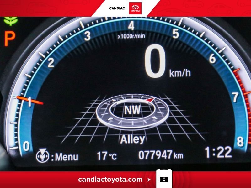 Honda Civic TA04057 | TOURING - BAS KM - TOIT OUVRANT 2020 Gris Laval - photo #21