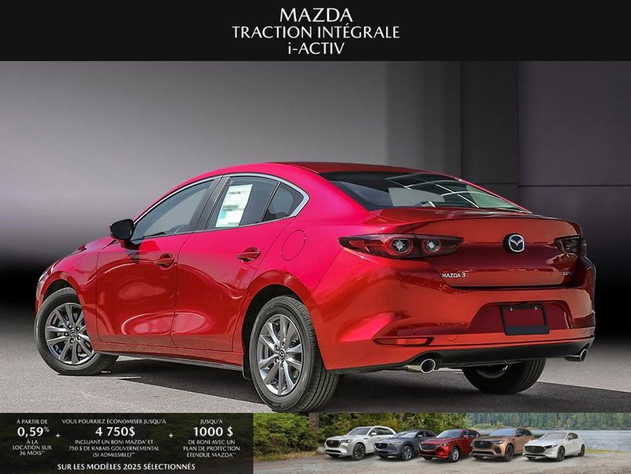 Mazda Mazda3 2025 2025 Rouge vibrant cristal métallisé