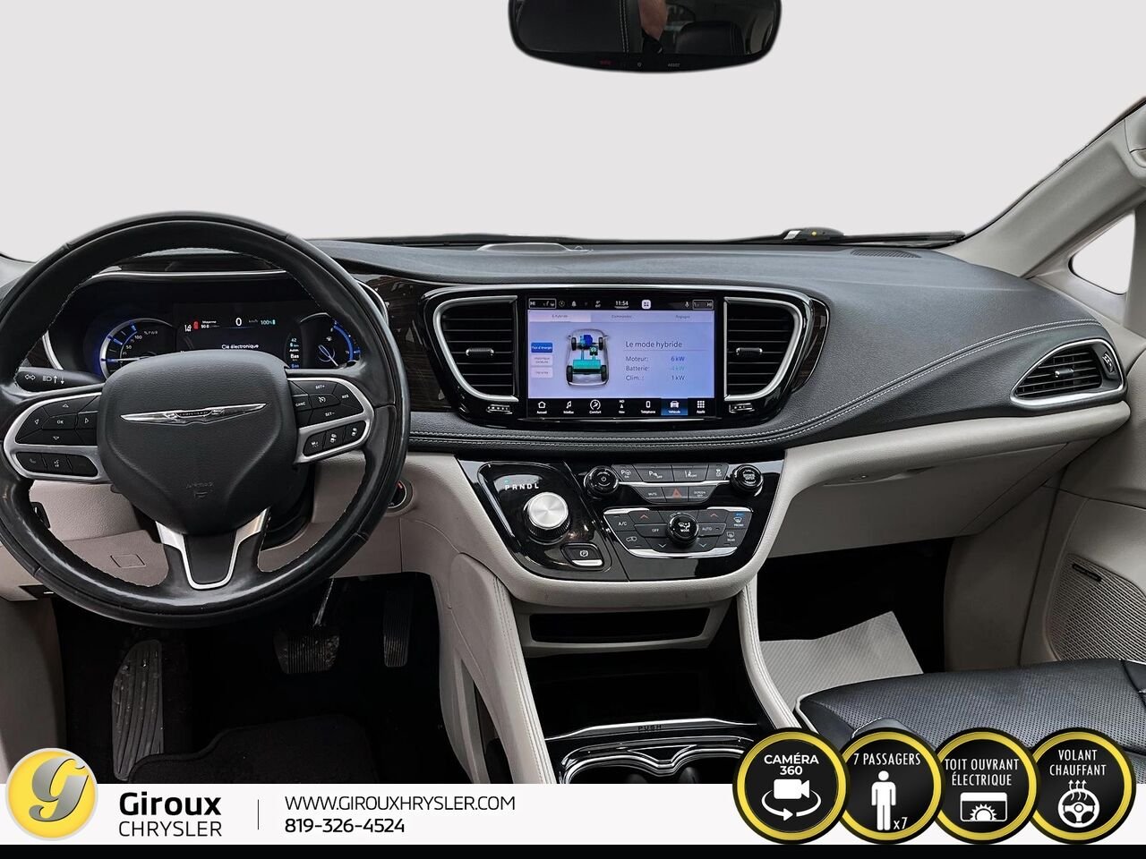 2022 Chrysler Pacifica Hybrid White Sainte-Agathe-des-Monts - photo #12