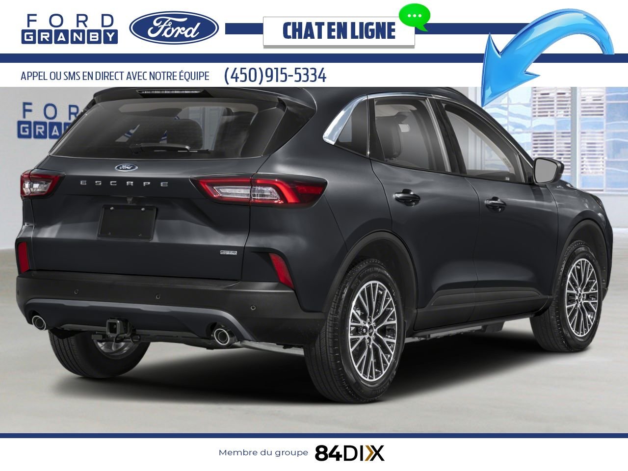 2026 Ford Escape Agate Black Metallic Granby - photo #1