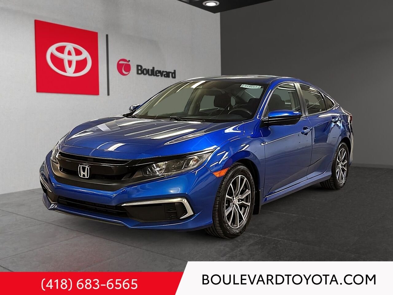 Honda Civic Berline 99922A-20 | LX 2019 Bleu Québec - photo #0