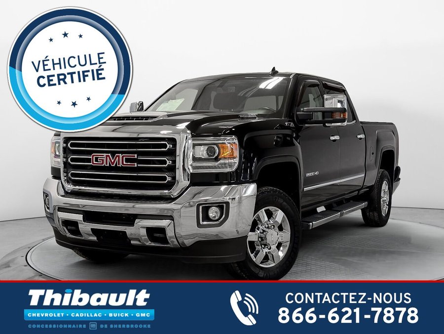 GMC Sierra 2500 SLT Duramax 6.6l Diesel Cuir Toit Ouvrant À Voir!! 2018 Noir
