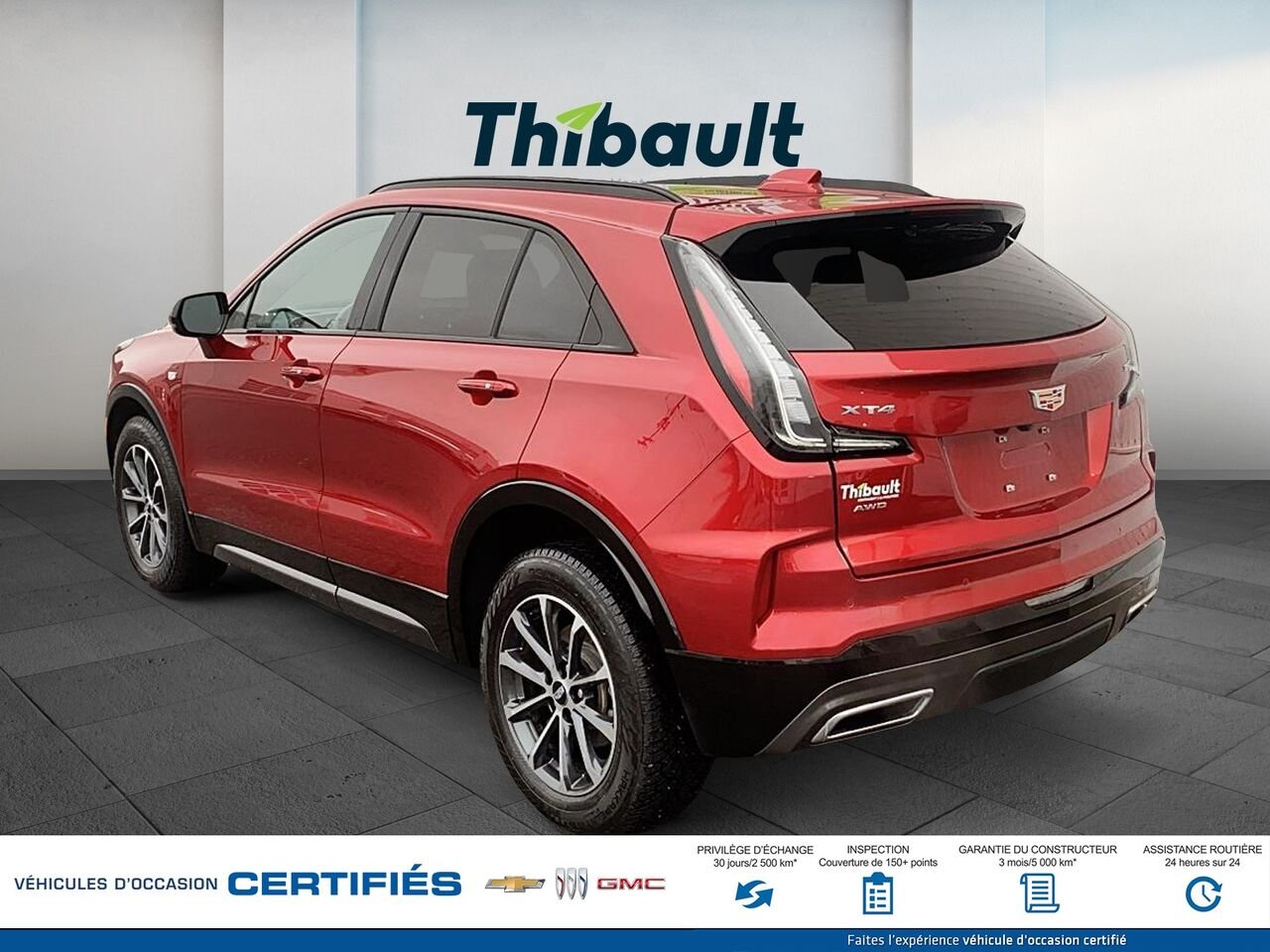 CADILLAC XT4 SPORT Traction intégrale, 4 portes Sport 2024 Rouge Montmagny - photo #3