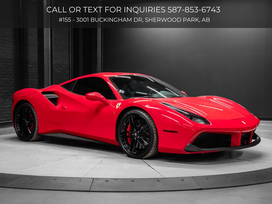 2017 Ferrari 488 GTB 2017 Red