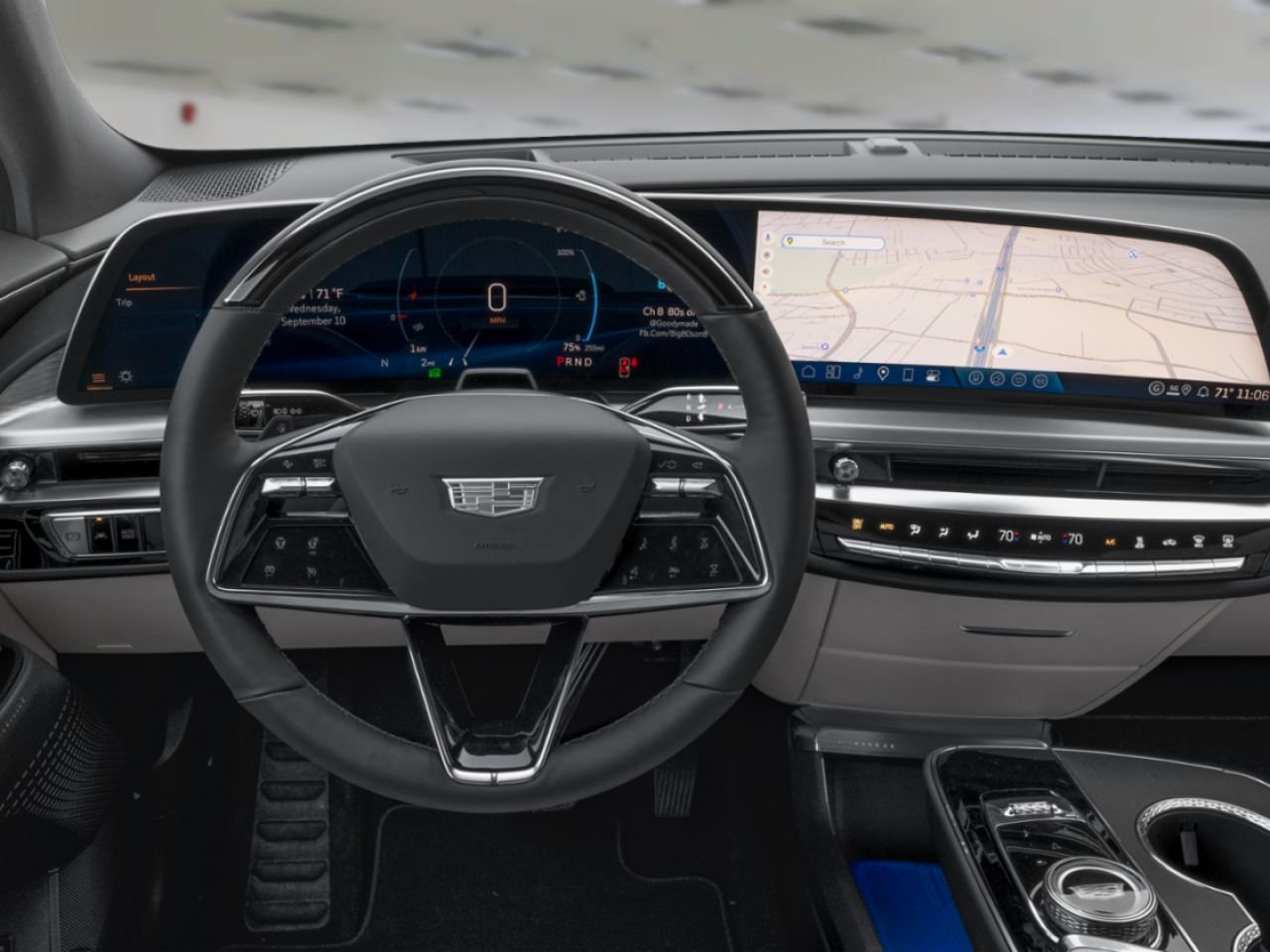 2026 CADILLAC LYRIQ LYRIQ ELECTRIC SPORT RWD (1SF) Stellar Black Metallic Laval - photo #6