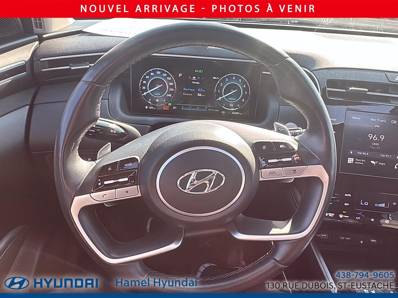 2022 Hyundai Tucson plug-in Hybrid Black Saint-Eustache - photo #11
