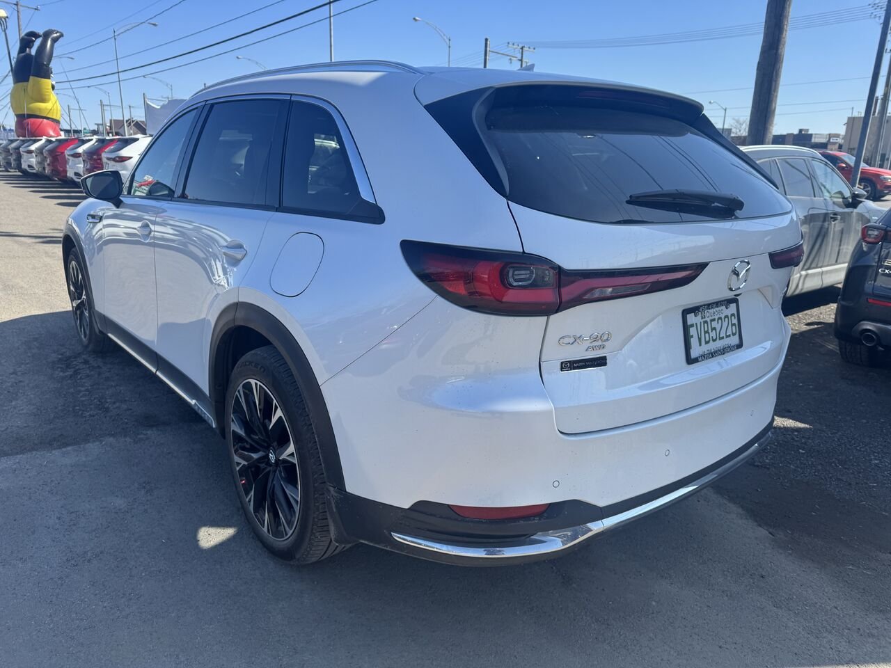 MAZDA CX-90 PHEV GT 2024 Blanc Saint-Jérôme - photo #6