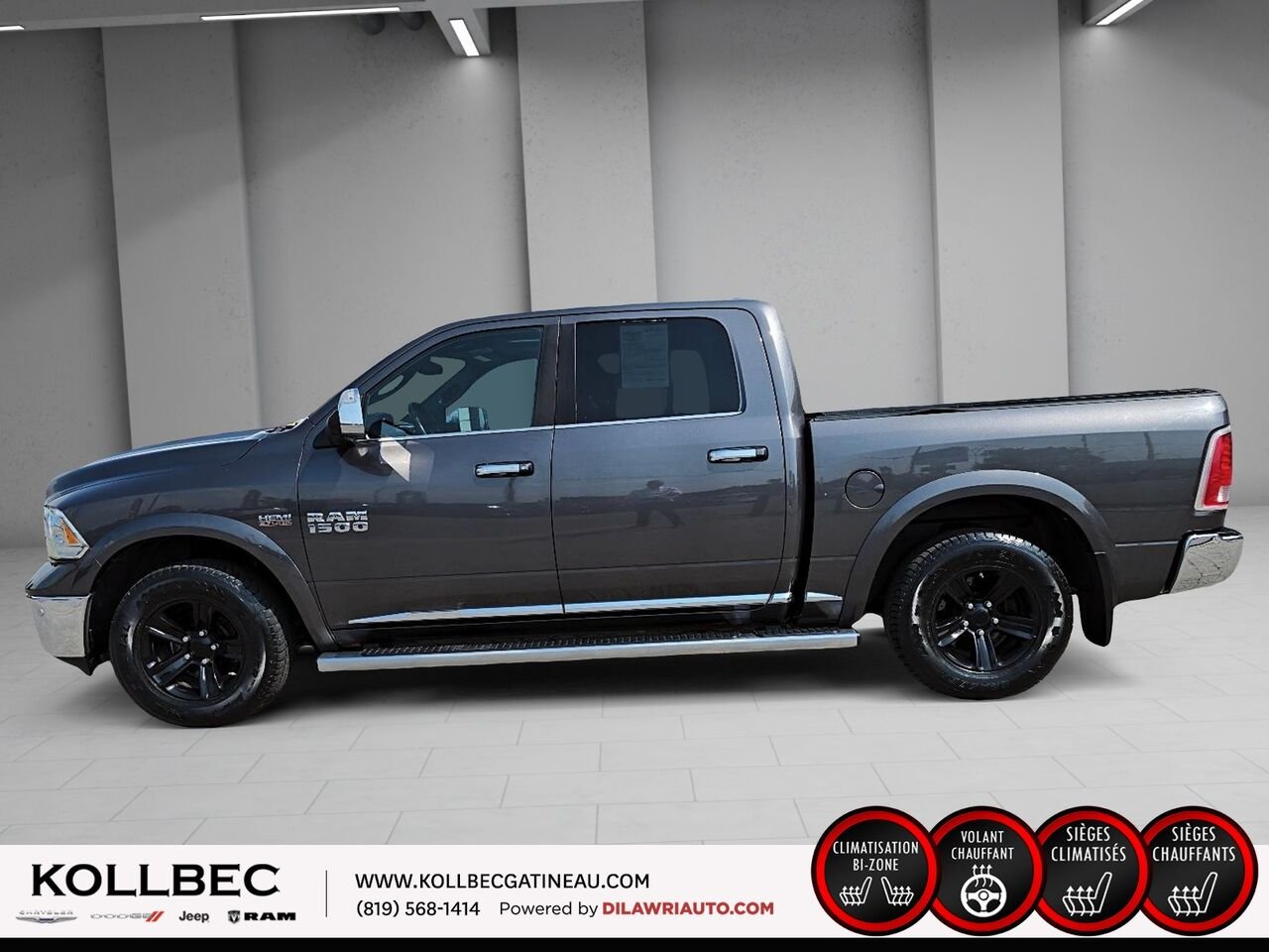 2016 RAM 1500 Limited CREWCAB 4x4 Grey Ottawa & Gatineau - photo #19