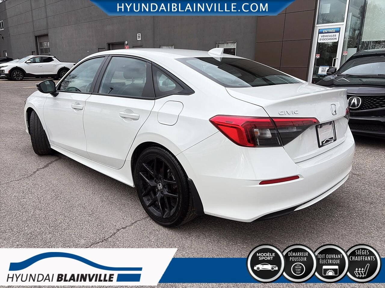 Honda Civic Berline 2023 Blanc Blainville - photo #5