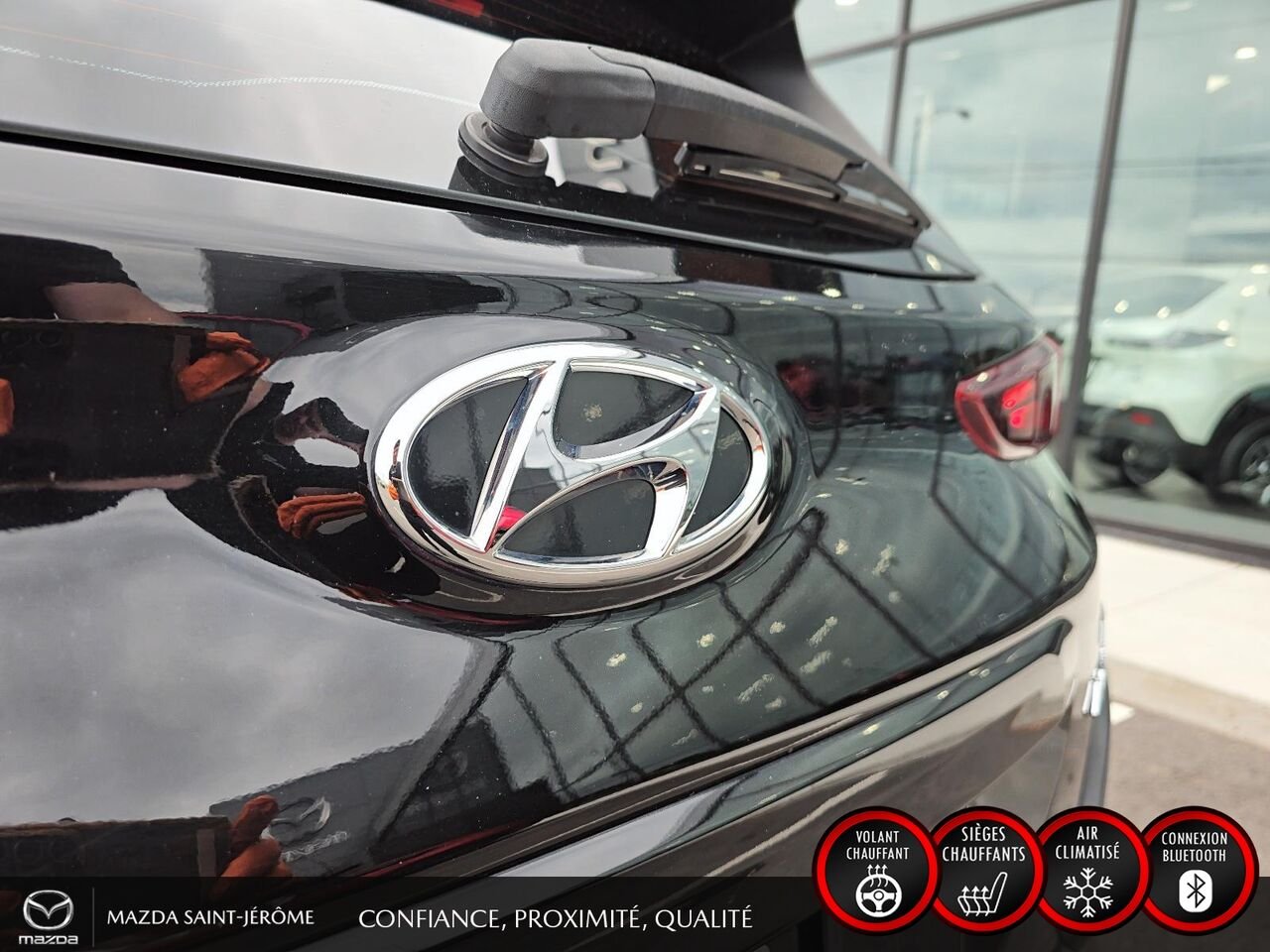 2021 Hyundai Kona Black Ste-Agathe des Monts - photo #7