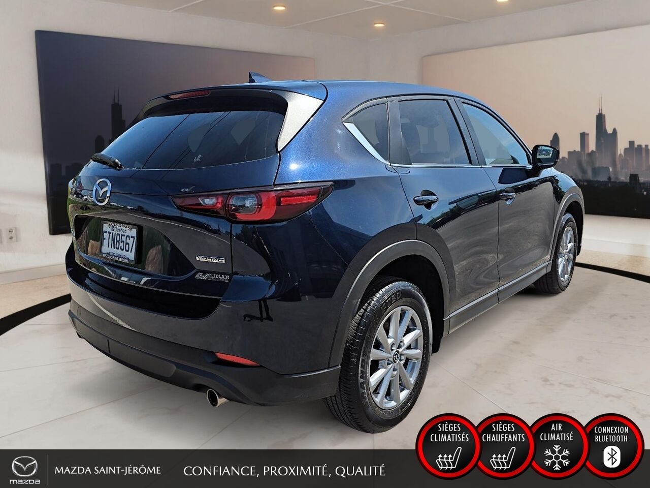 2024 Mazda CX-5 GX | AWD | CAMÉRA DE RECUL | MAGS | Blue Saint-Jérôme - photo #5