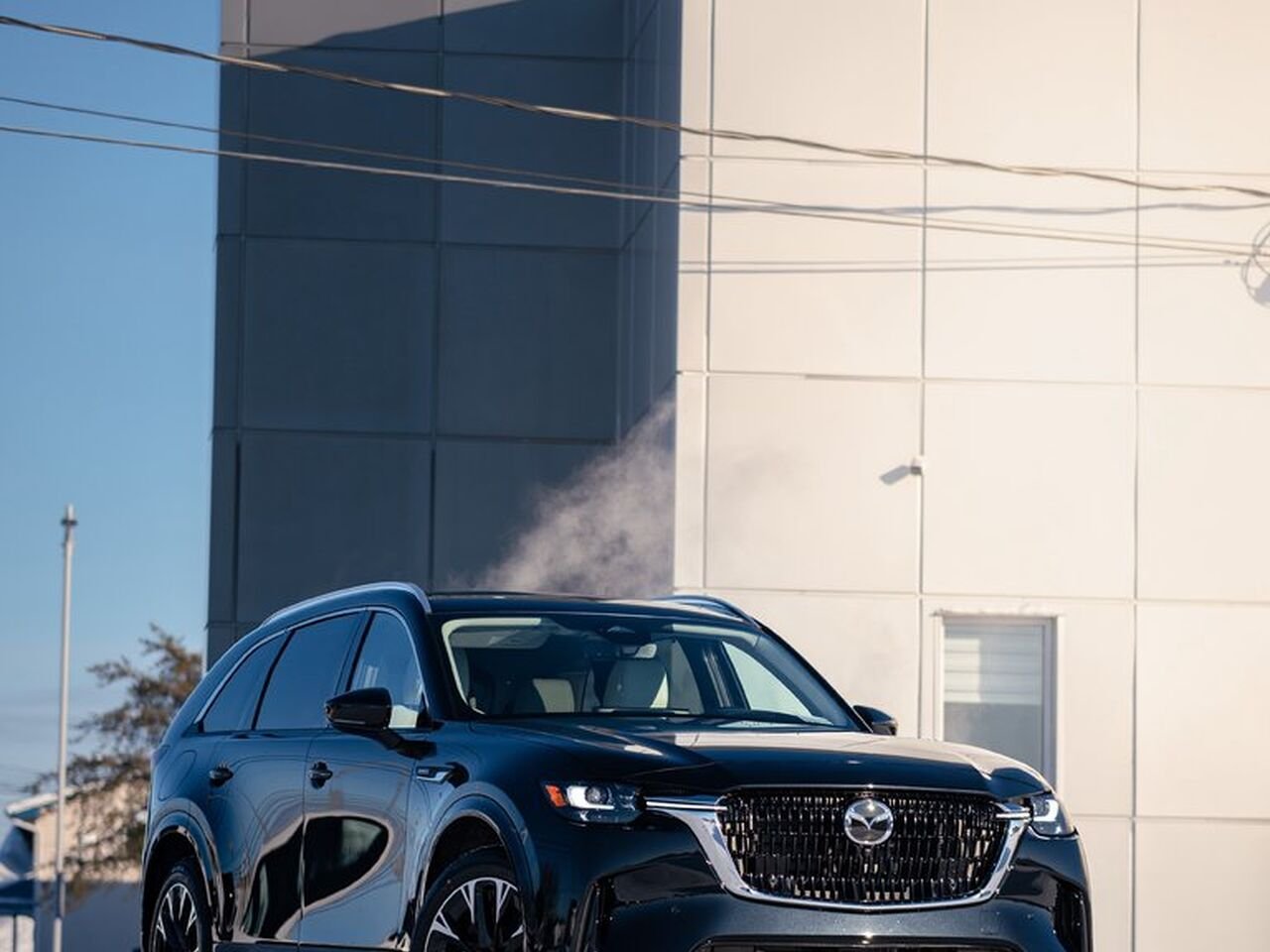 MAZDA CX-90 hybride rechargeable 2606 | Signature TI 2026 Noir de jais mica Val-d'Or - photo #8
