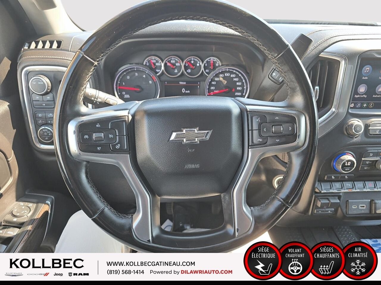 CHEVROLET SILVERADO 2500HD 26461 | LT Z71 CrewCab 4x4 2023 Bleu Gatineau - photo #8
