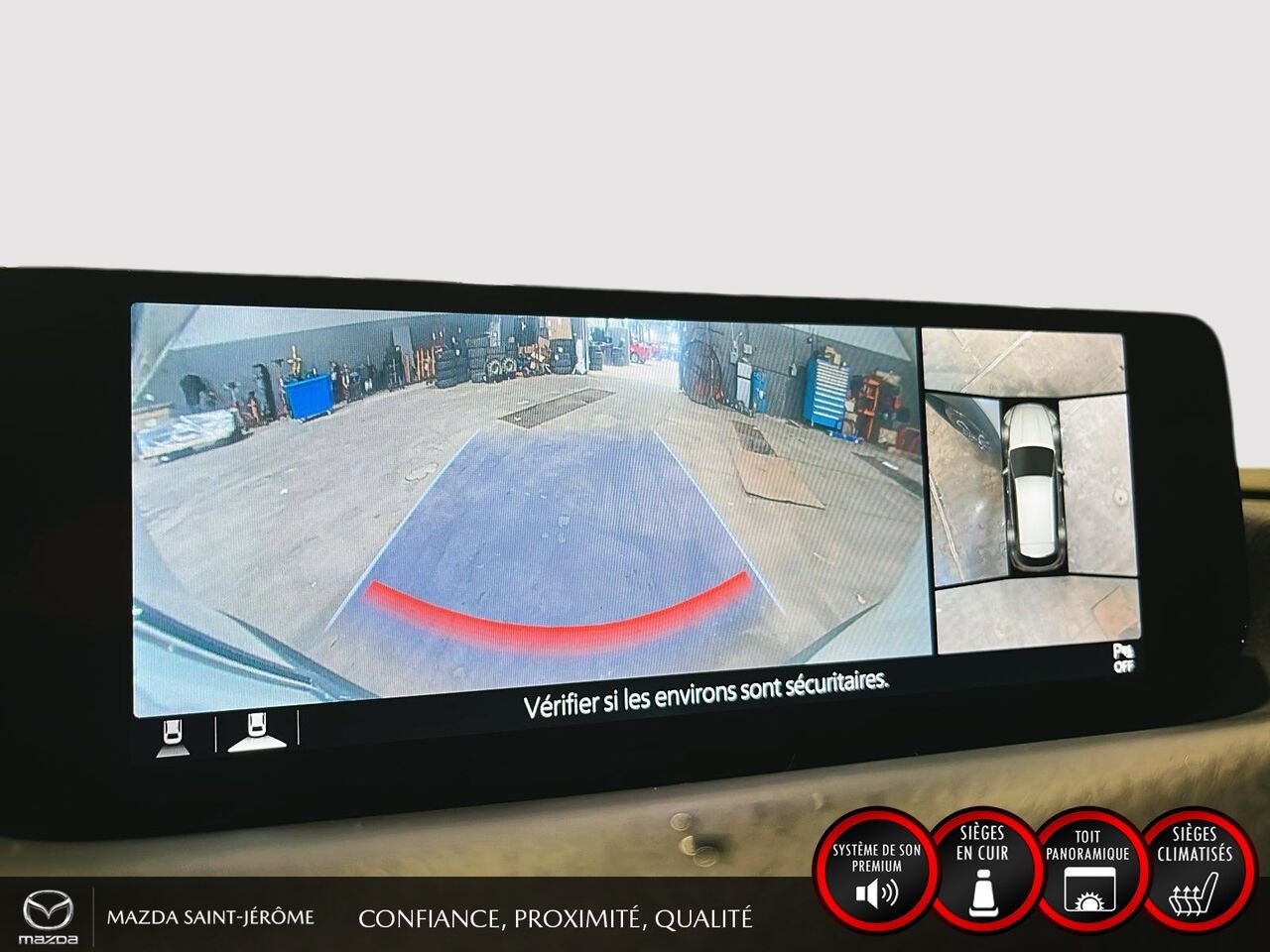 2023 Mazda CX-50 GT avec moteur turbo | TOIT PANO | TOWING PACK | CUIR | AWD | White Saint-Jérôme - photo #19