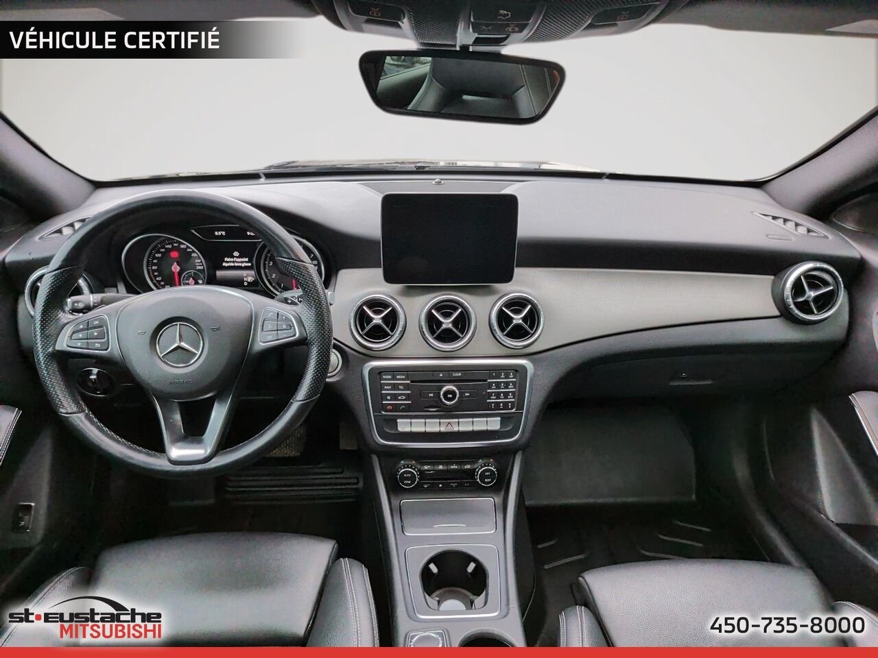 Mercedes-Benz CLA 2019 Noir Saint-Eustache - photo #8