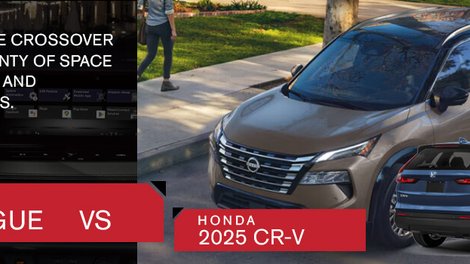2025 Nissan Rogue or 2025 Honda CR-V: make the right choice