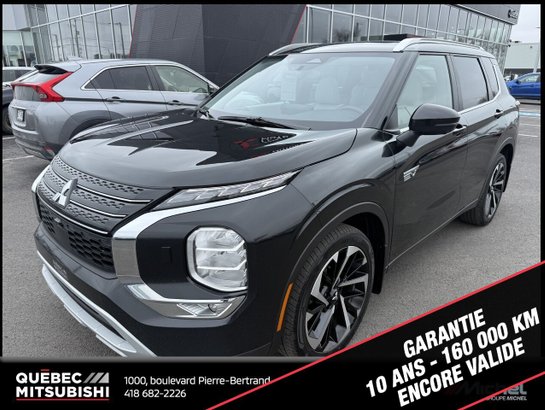 2023 Mitsubishi Outlander Plug-In Hybrid SEL S-AWC, Toit pano, Volant chauffant Black