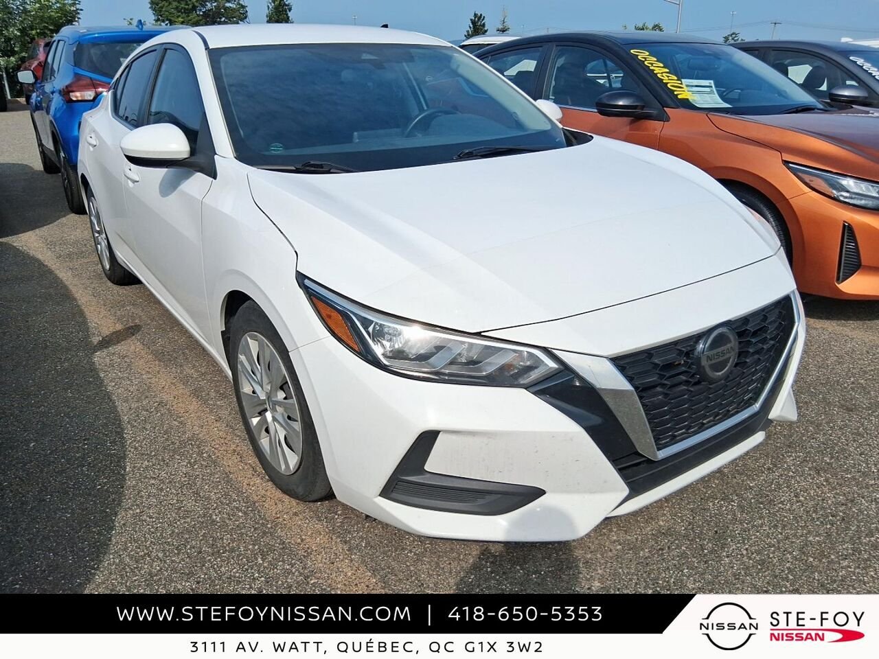 2021 Nissan Sentra S MANUELLE White Ste-Foy - photo #0