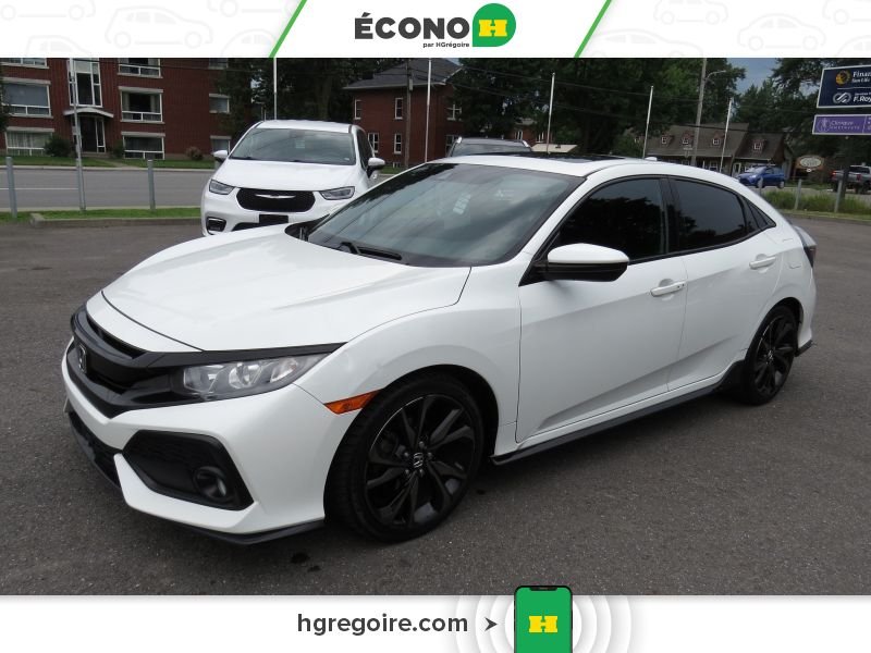 Honda Civic 2019 Blanc Laval - photo #2