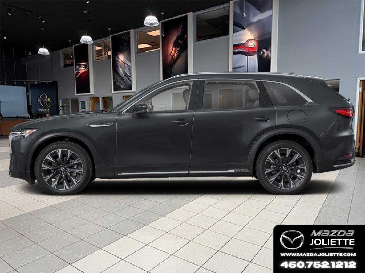 2026 MAZDA CX-90 PHEV Jet Black Mica Notre-Dame-des-Prairies - photo #1