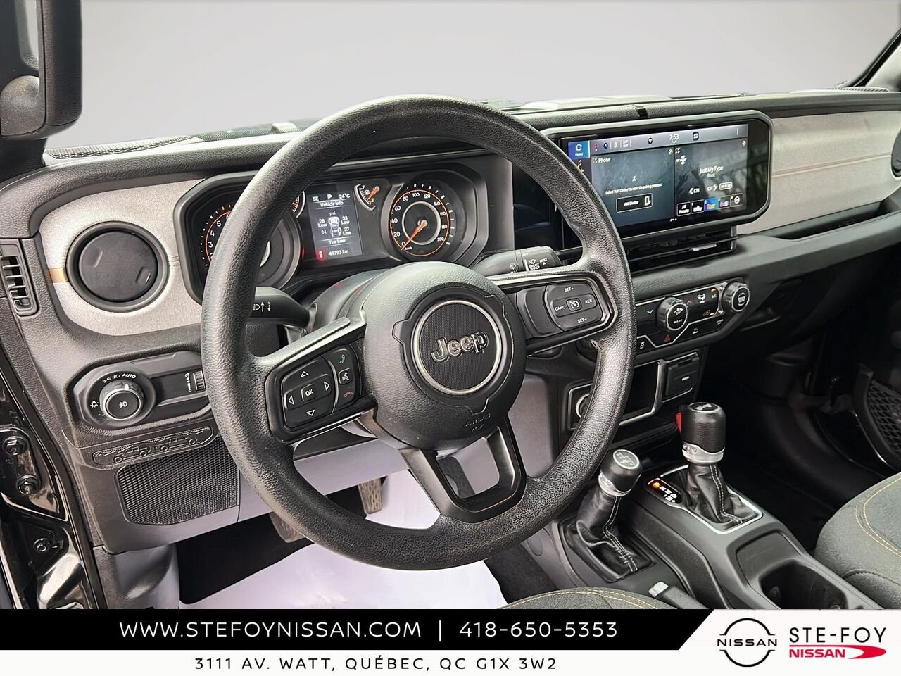 2024 Jeep Wrangler SPORT SOFT TOP QUICK ORDER PACK Black Ste-Foy - photo #9
