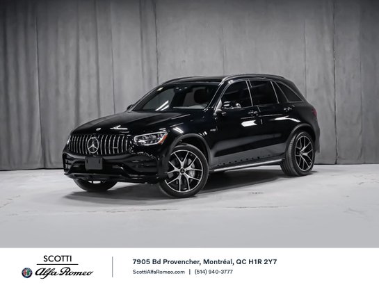 Mercedes-Benz GLC GLC 43 AMG SUSPENSION ADAPTATIVE VOLANT CHAUFFANT 2021 Noir