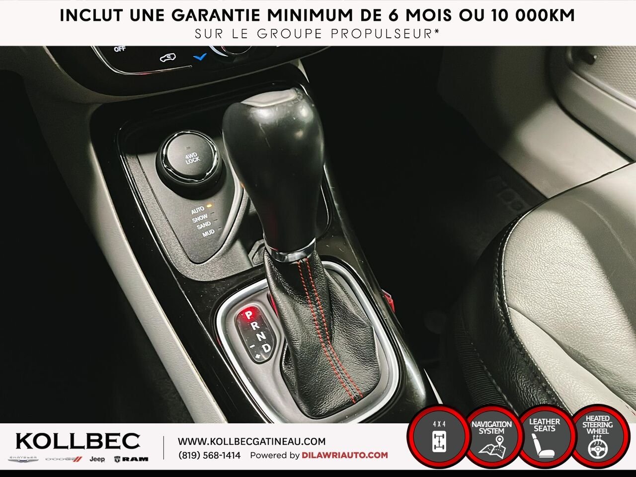 JEEP COMPASS Limited 4x4 2018 Blanc Ottawa & Gatineau - photo #25