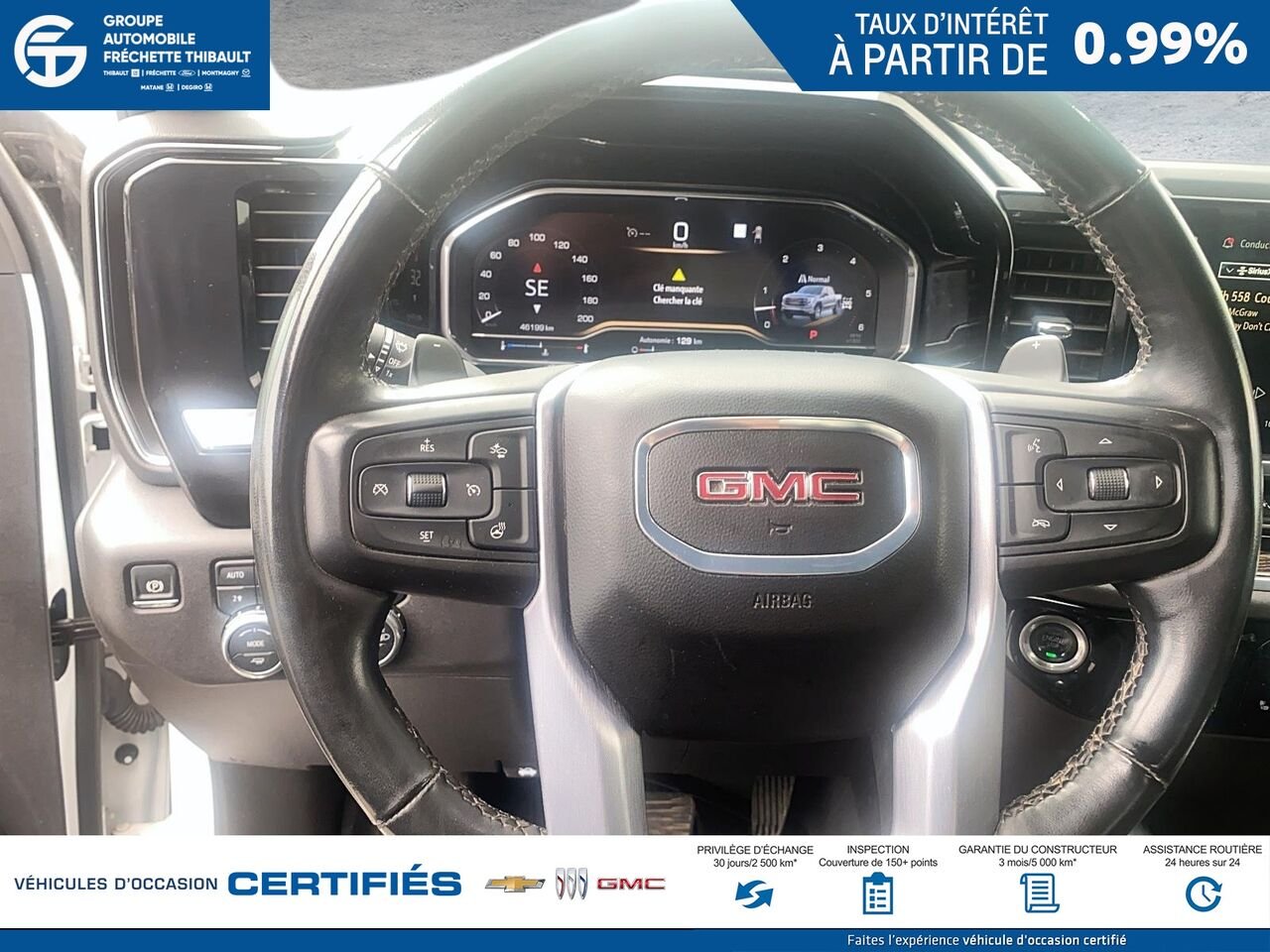 2024 GMC SIERRA Elevation cabine multiplace 4RM 157 po White Montmagny - photo #11