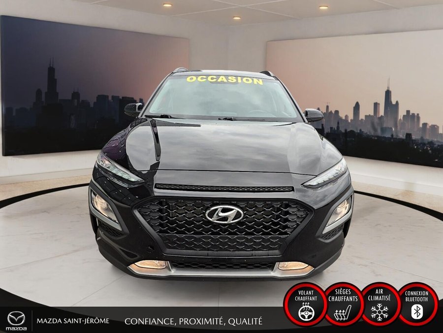 2021 Hyundai Kona 2.0L Preferred | AWD | 1 SEUL PROPRIO | CLEAN CARFAX | Black