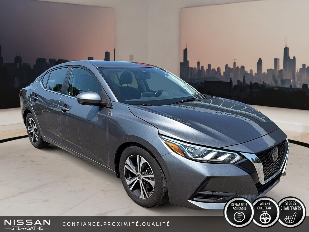 Nissan Sentra 2020 Gris Saint-Jérôme - photo #2
