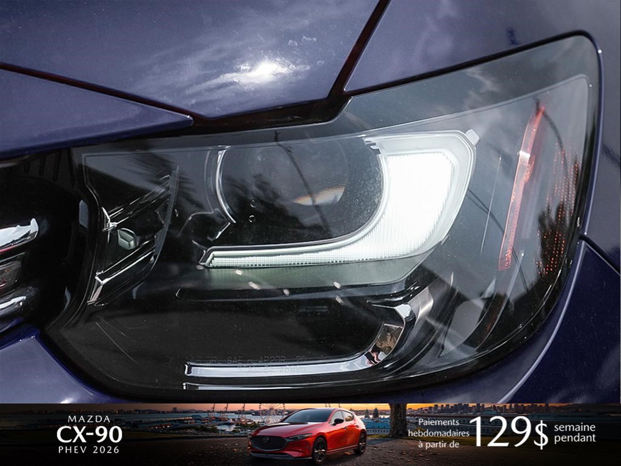 2026 Mazda CX-90 PHEV JM3KKDHAXT1399772 Deep Crystal Blue Mica Mirabel - photo #7