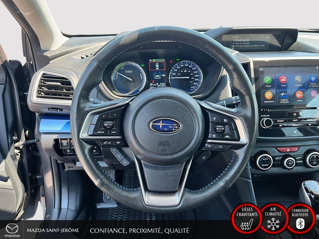 Subaru Crosstrek hybride rechargeable 2023 Gris Saint-Jérôme - photo #13