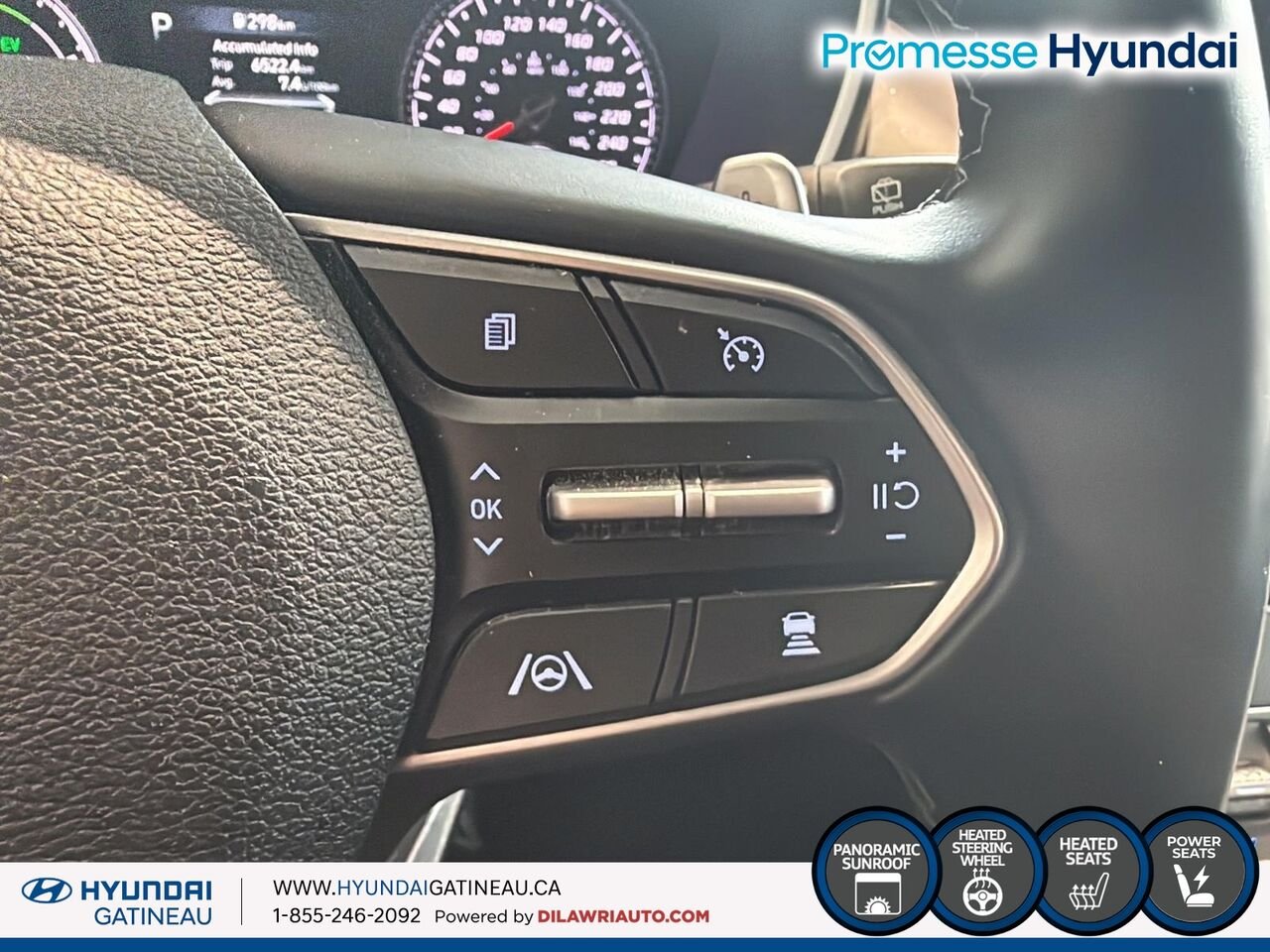 2022 Hyundai Santa Fe Hybrid White Gatineau - photo #10