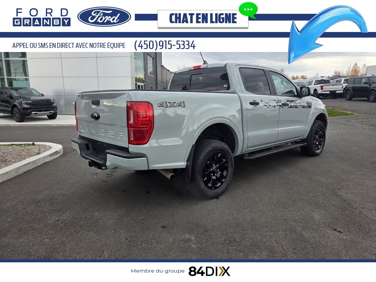 Ford Ranger 2023 Gris Granby - photo #6