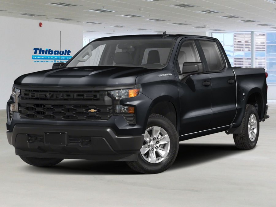 CHEVROLET SILVERADO 1500 Custom cabine multiplace 4RM 157 po 2026 NOIR