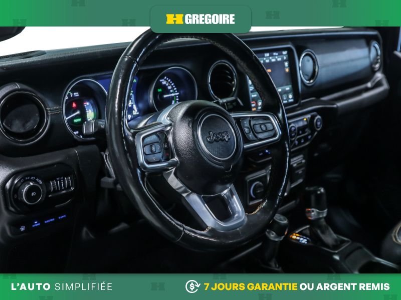 Jeep Wrangler 724710 | 4XE UNLIMITED HIGH ALTITUDE 4WD CUIR 2021 Noir Laval - photo #11