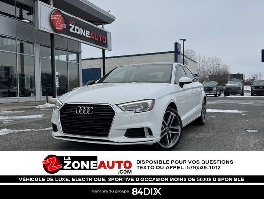2019 Audi A3 berline 2019 White
