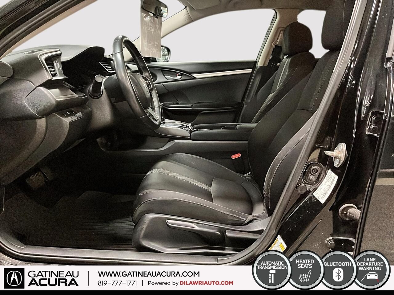 2018 Honda Civic SE Black Gatineau - photo #21