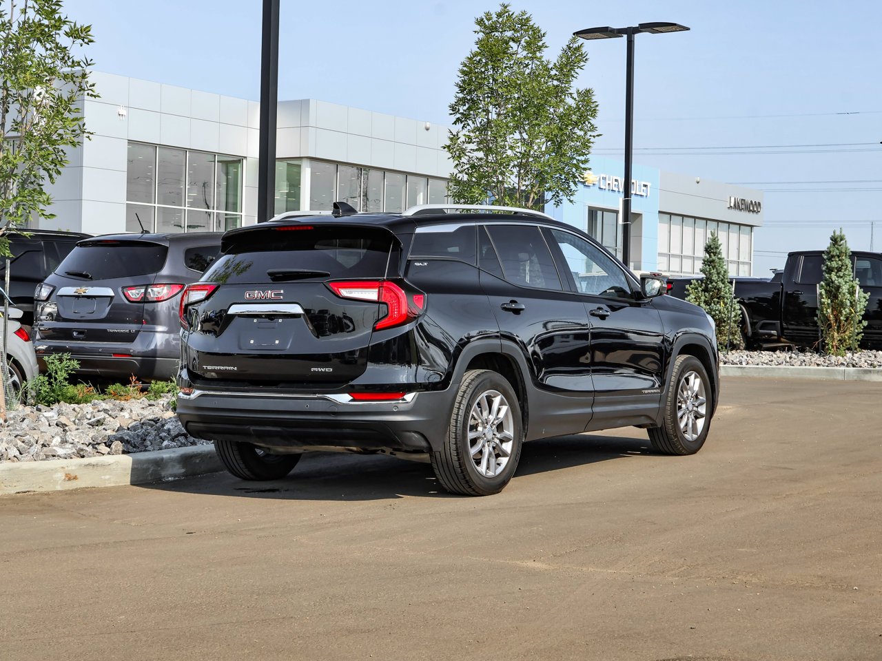 2022 GMC Terrain AWD 4dr SLT Black Sherwood Park - photo #7