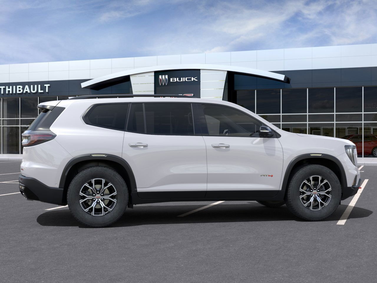 GMC Acadia AT4 2025 Blanc givré, triple couche Granby - photo #4
