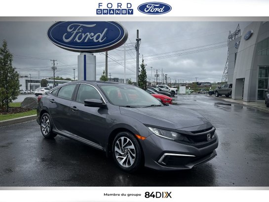 Honda Civic Berline EX CVT 2019 Noir