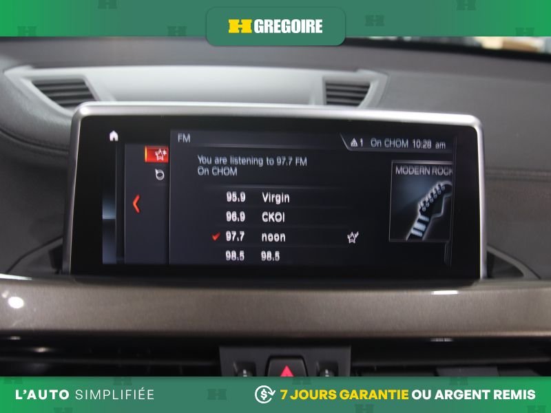 BMW X1 821757 | xDrive28i AWD AUTO A/C MAGS CUIR NAV CAM RECUL BLU 2022 Noir Laval - photo #11