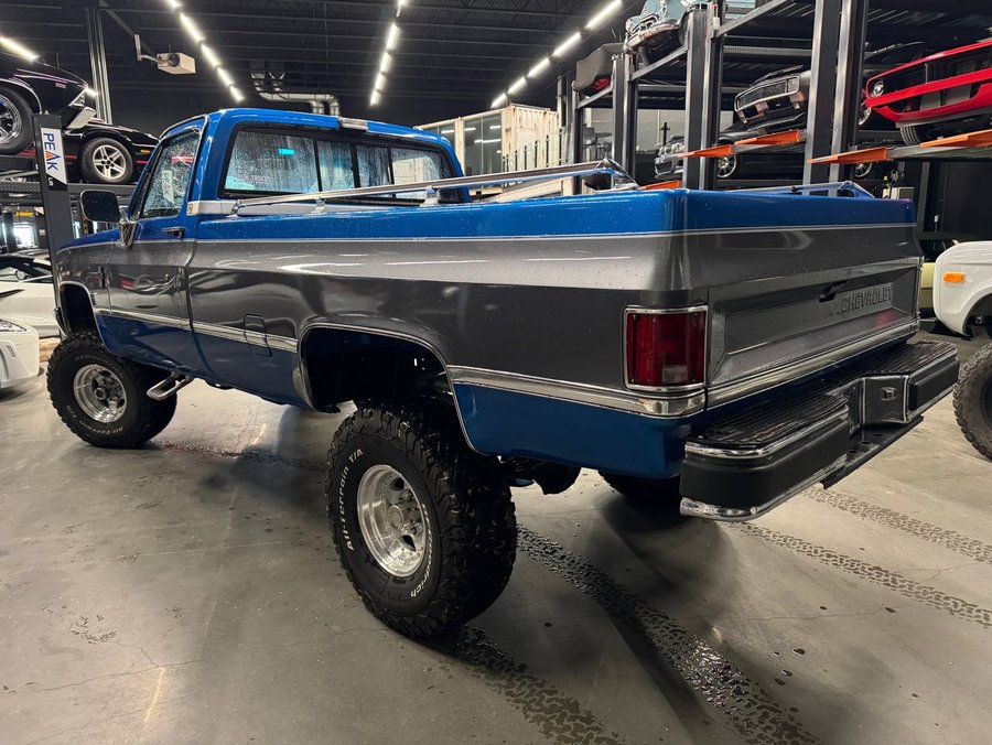 1987 Chevrolet K10 1987 Blue