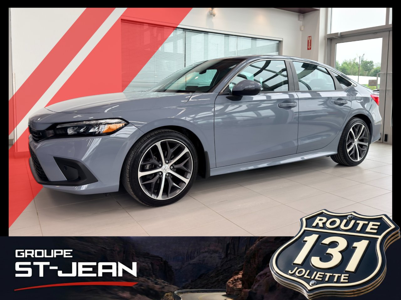 2022 Honda Civic Sedan Silver Notre-Dame-des-Prairies - photo #0