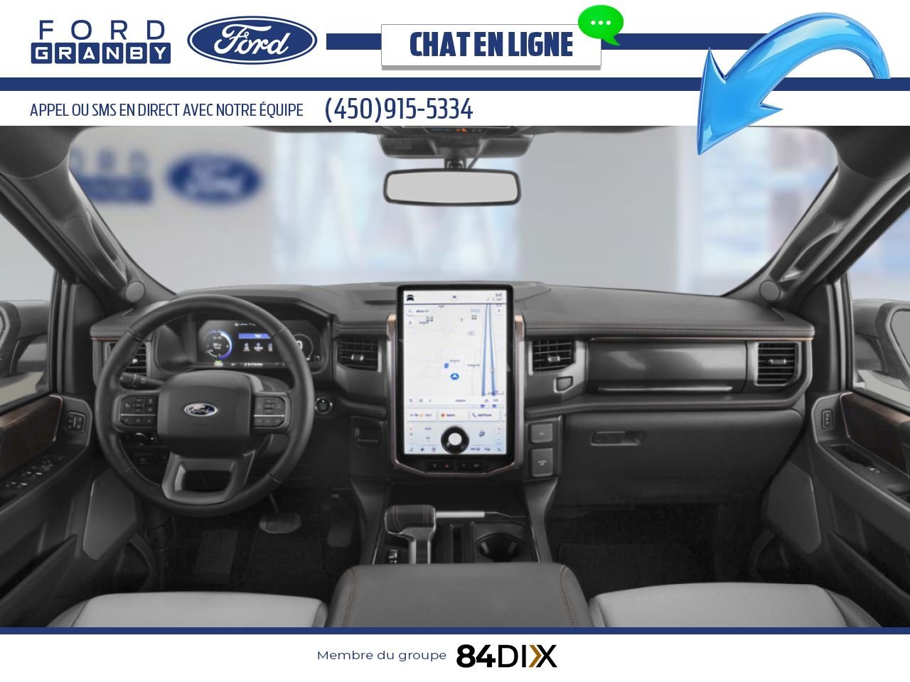 Ford F-150 Lightning 2025 Noir agate métallisé Granby - photo #10