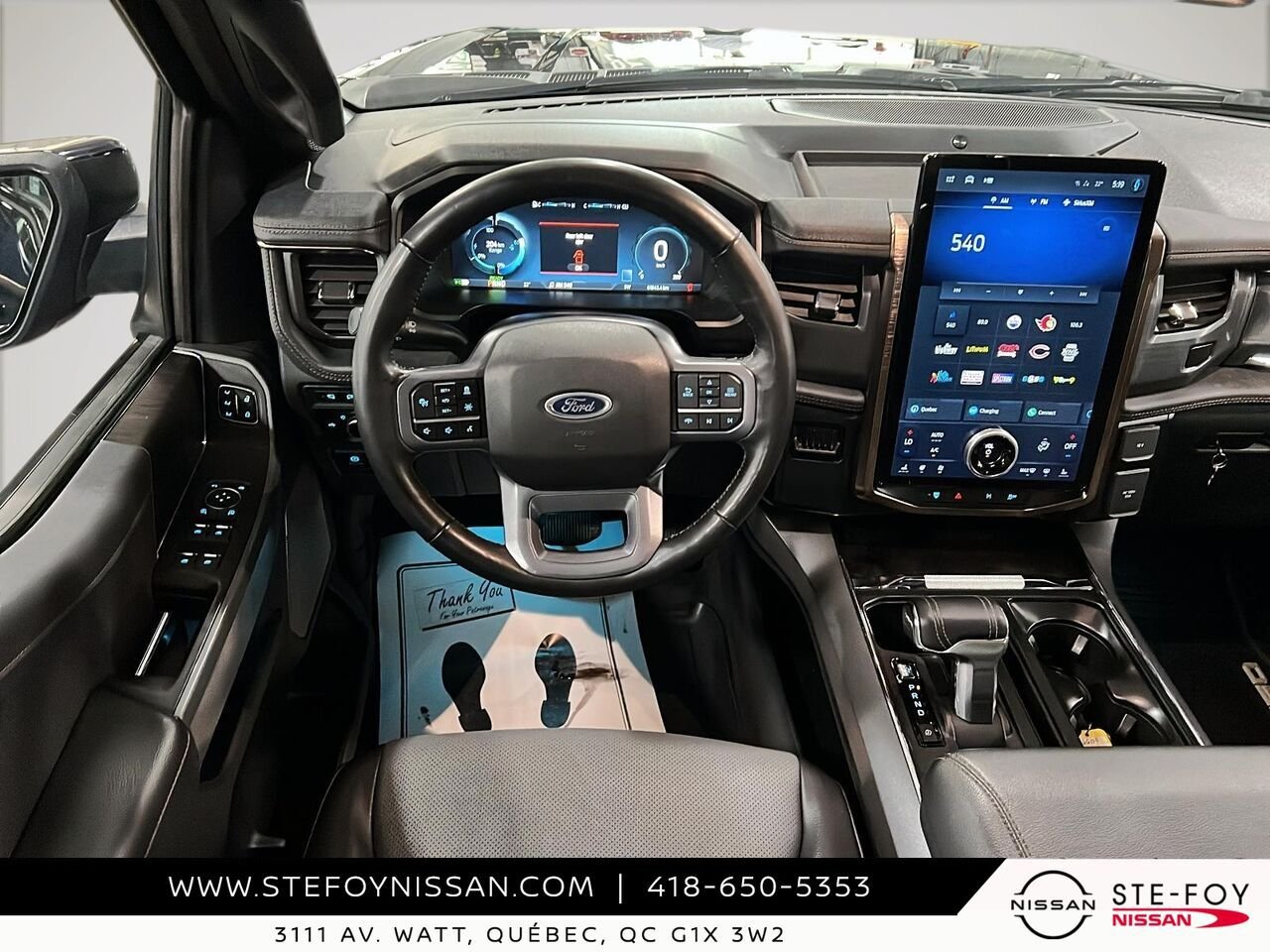 2023 Ford F-150 Lightning GROUPE 510 A, standard range Blue Ste-Foy - photo #13