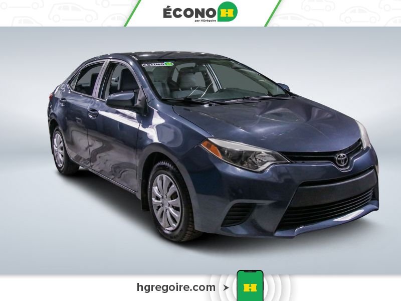 Toyota Corolla 729291 | CE AUTO GR ÉLEC A/C BLUETOOTH 2016 Bleu Laval - photo #0